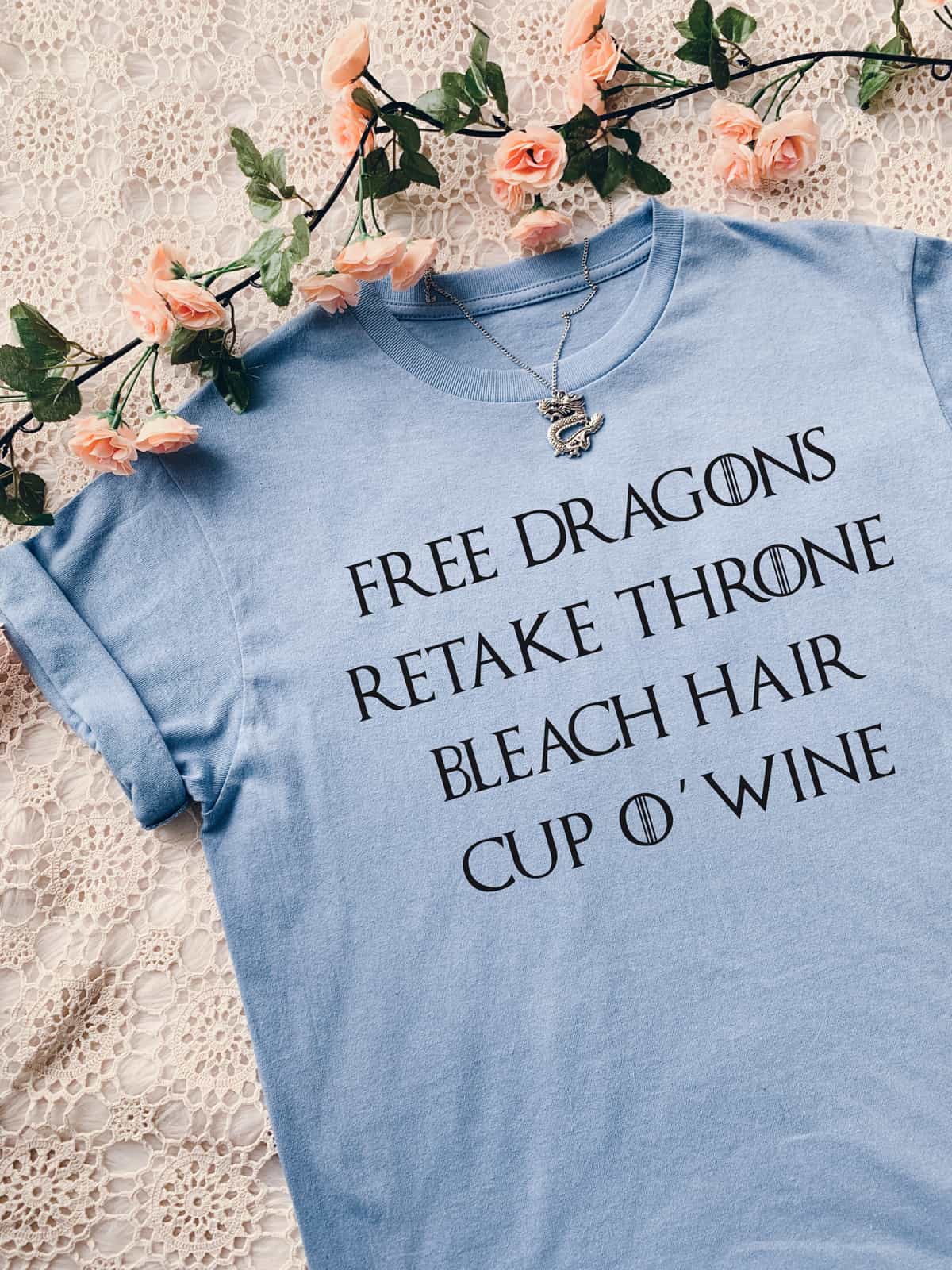 got shirt Mother of Dragons List T-Shirt - Image 1