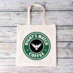 Night's Watch Coffee Tote Bag