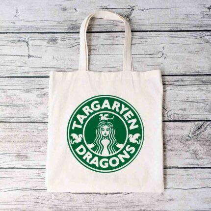 Targaryen Dragons Tote Bag
