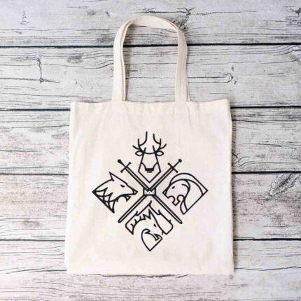 House of The Dragon Animals Tote Bag