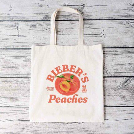 Bieber's Peaches Tote Bag