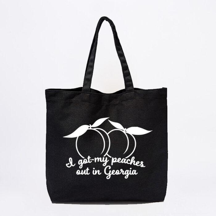 Peaches Out In Georgia Tote Bag
