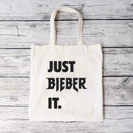 Just Bieber It Tote Bag
