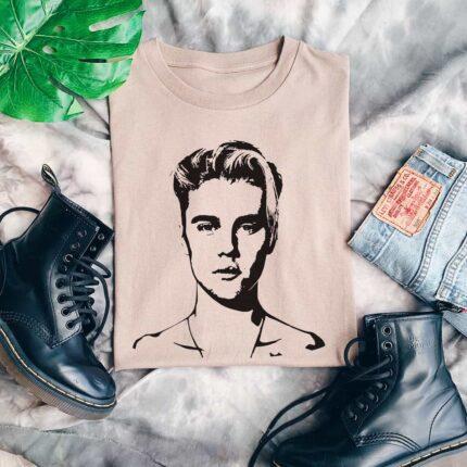 Justin Bieber Portrait T-Shirt