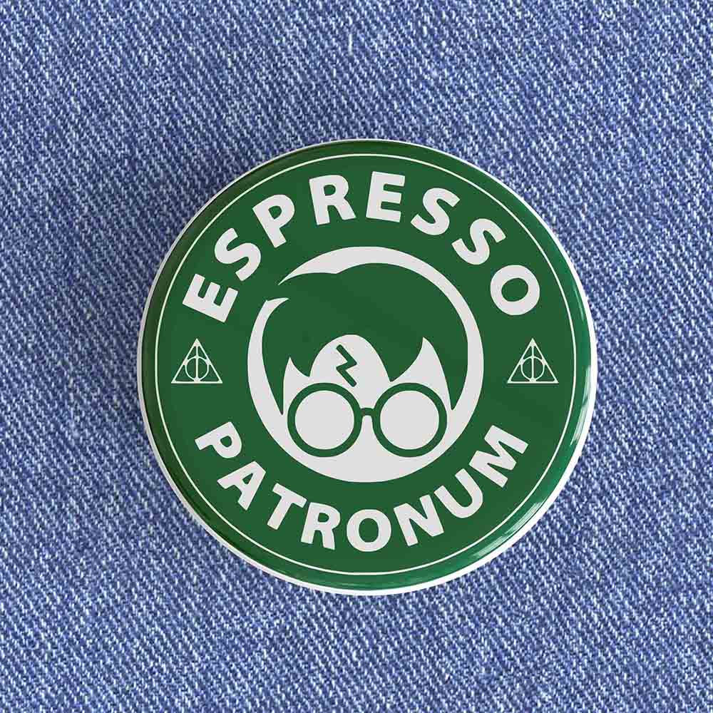 Espresso Patronum Starbucks Badge/Magnet Espresso Patronum Starbucks Badge/Magnet