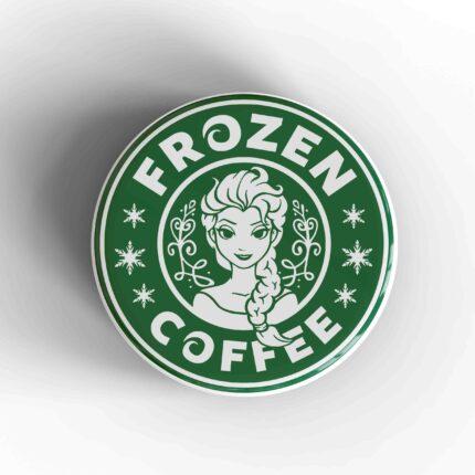 Frozen Coffee Starbucks Badge/Magnet