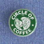 Circle of Coffee Starbucks Badge/Magnet