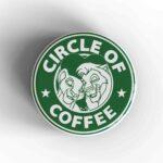 Circle of Coffee Starbucks Badge/Magnet