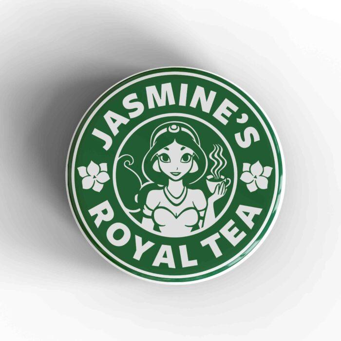 Jasmine's Royal Tea Starbucks Badge/Magnet