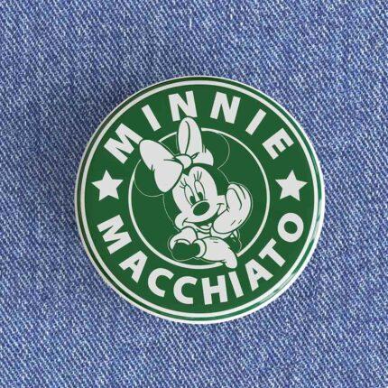 Minnie Macchiato Starbucks Badge/Magnet