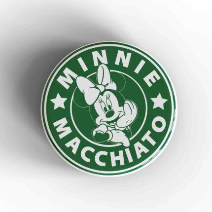 Minnie Macchiato Starbucks Badge/Magnet