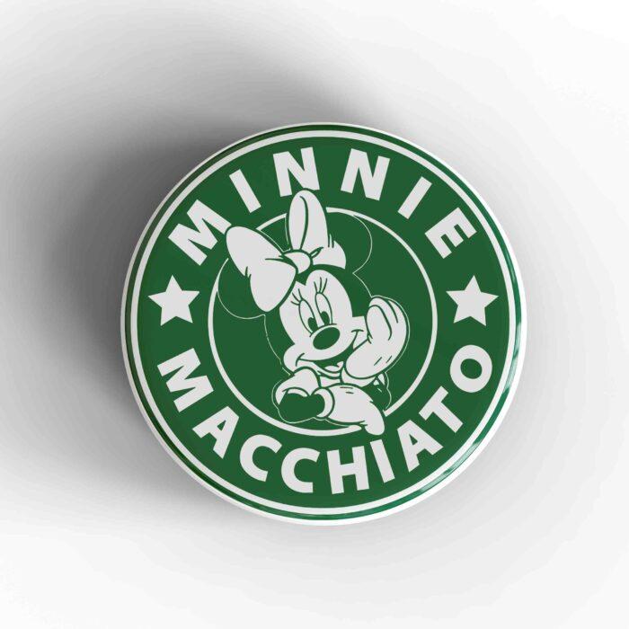Minnie Macchiato Starbucks Badge/Magnet