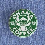 Ohana Coffee Starbucks Badge/Magnet