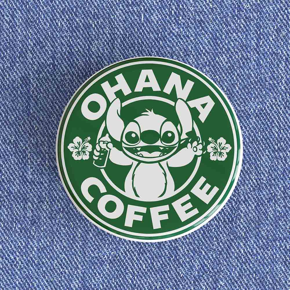 Ohana Coffee Starbucks Badge/Magnet Ohana Coffee Starbucks Badge/Magnet