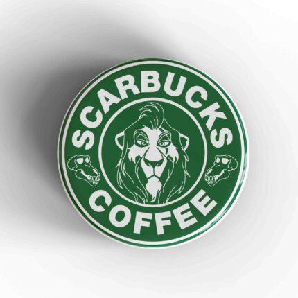 Scarbucks Coffee Badge/Magnet