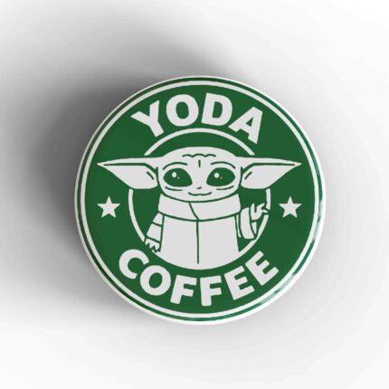 Yoda Coffee Badge/Magnet