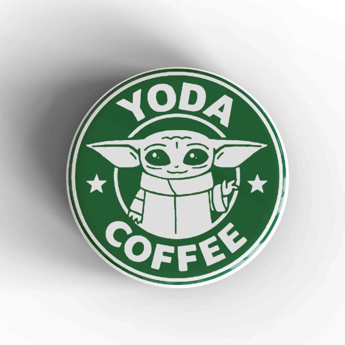 Yoda Coffee Badge/Magnet
