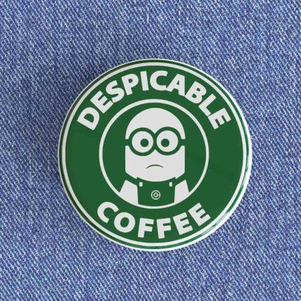 Despicable Coffee Badge/Magnet