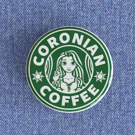 Coronian Coffee Badge/Magnet