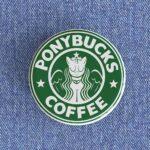 Ponybucks Coffee Badge/Magnet