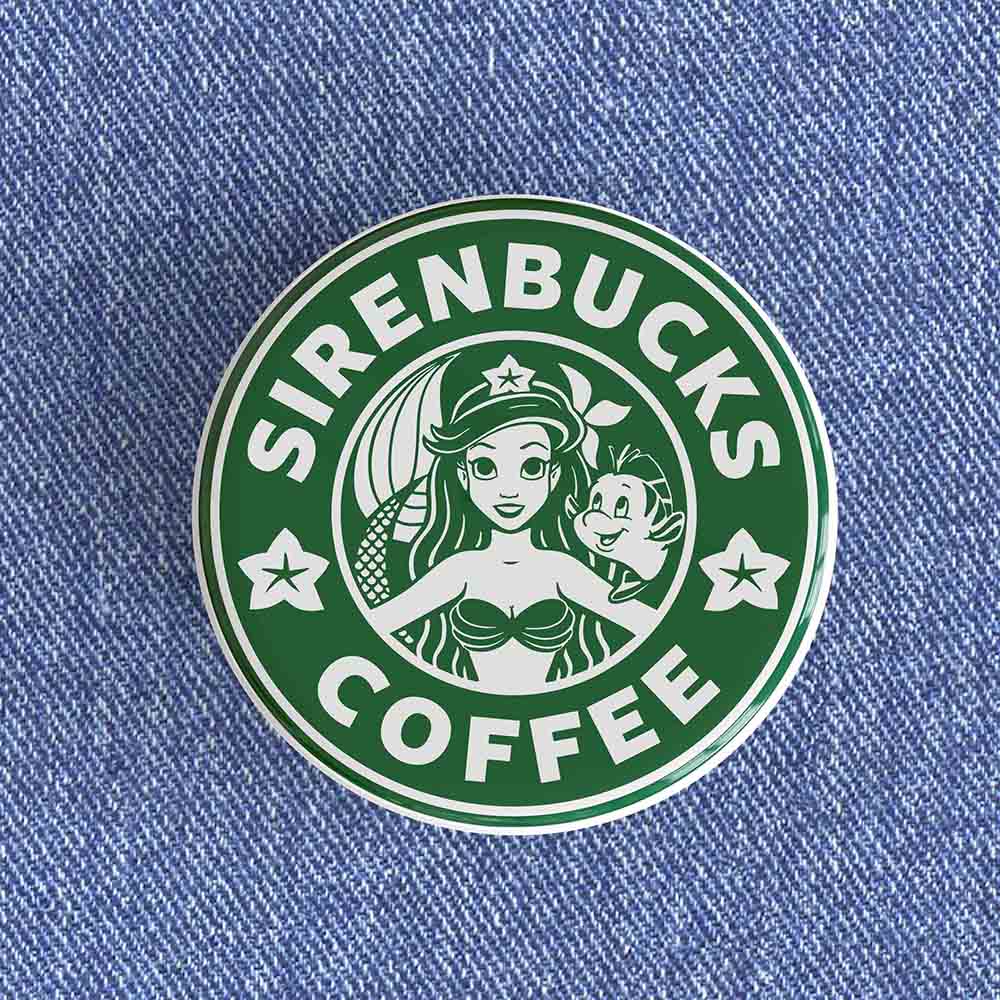 Siren Bucks Coffee Badge/Magnet Siren Bucks Coffee Badge/Magnet