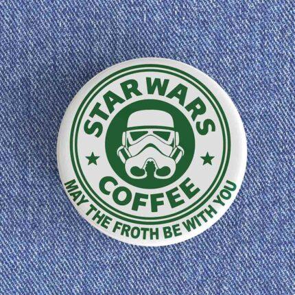 May The Froth Be With You Badge/Magnet