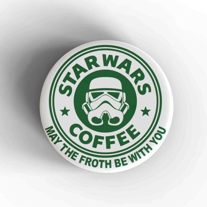 May The Froth Be With You Badge/Magnet