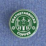 Death Starbucks Coffee Badge/Magnet