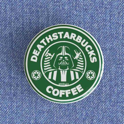 Death Starbucks Coffee Badge/Magnet