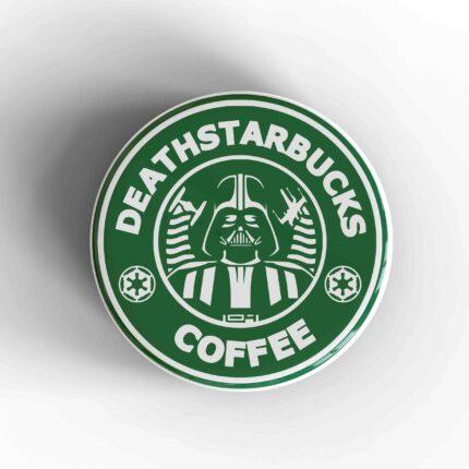 Death Starbucks Coffee Badge/Magnet