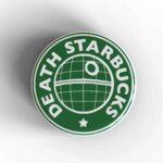 Death Starbucks Badge/Magnet