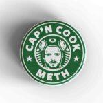 Cap'n Cook Meth Starbucks Badge/Magnet