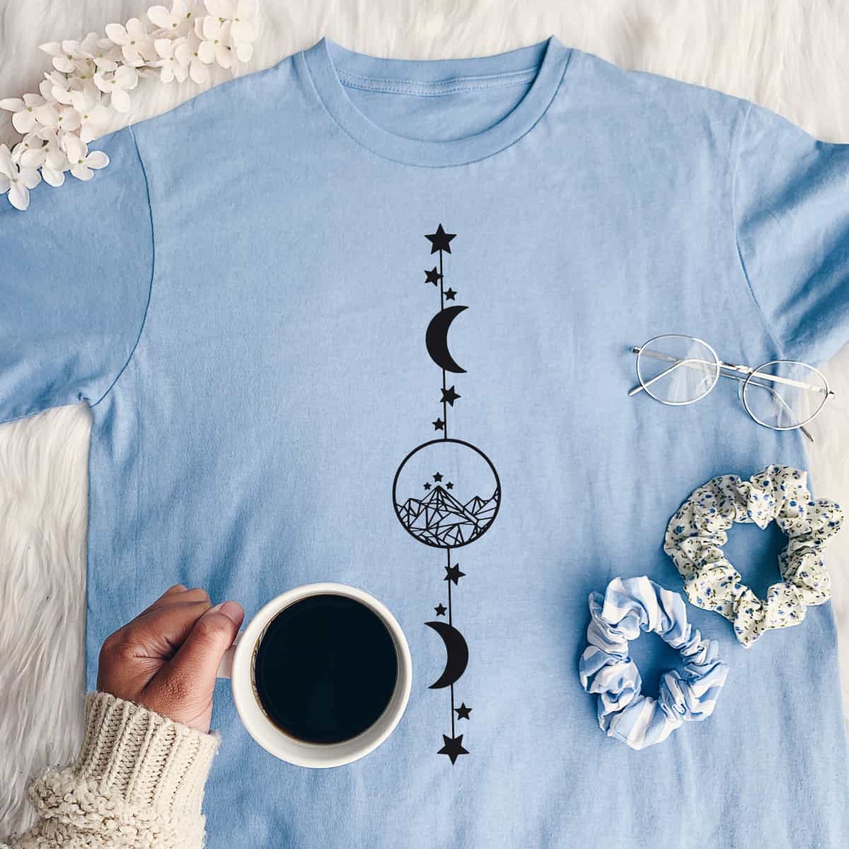 Moon and Stars T-Shirt Moon and Stars T-Shirt