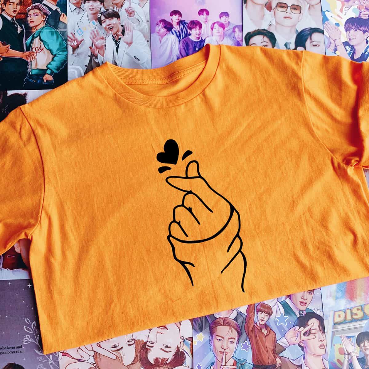 Finger Heart T-Shirt Finger Heart T-Shirt