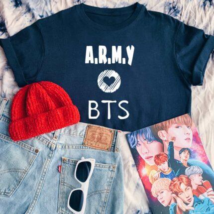 Army BTS Heart T-Shirt