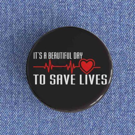 Derek Shepherd Quote Badge/Magnet