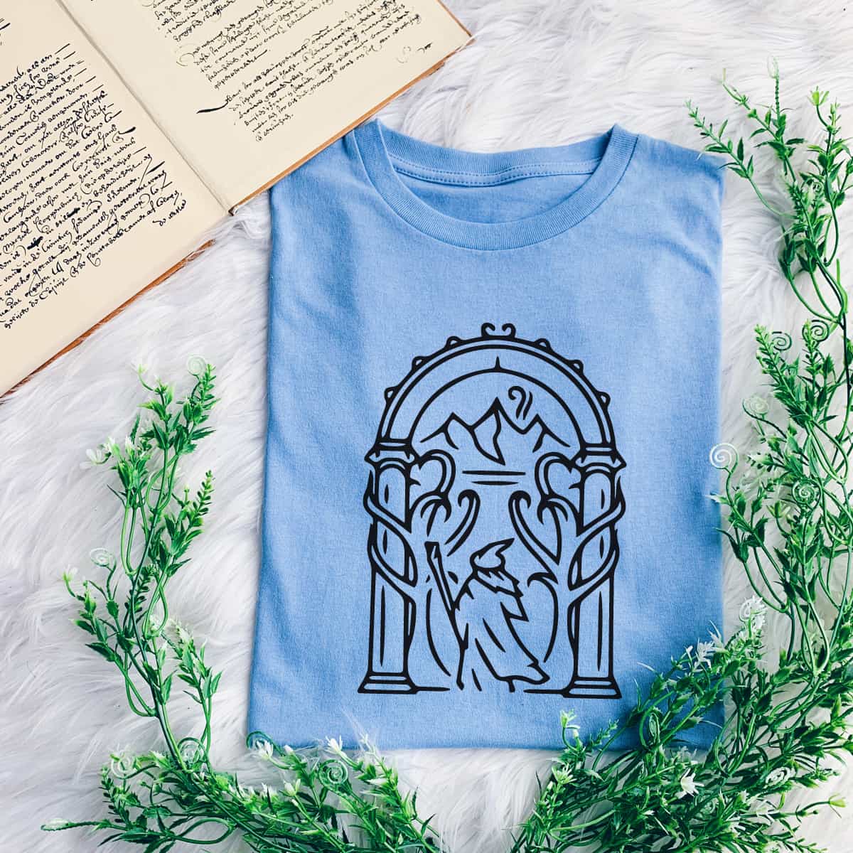 Gandalf Illustration T-Shirt Gandalf Illustration T-Shirt