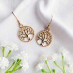 Gold Tree of Life Earrings