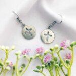 Cross Cut Out Earrings