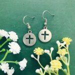 Cross Cut Out Earrings