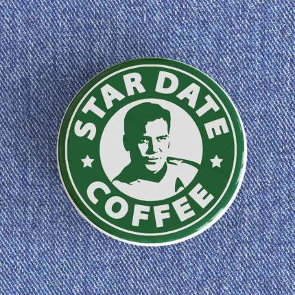 Star Date Coffee Badge