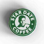 Star Date Coffee Magnet