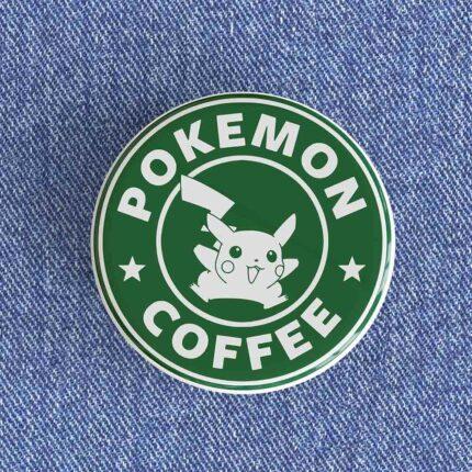 Pokemon Coffee Badge