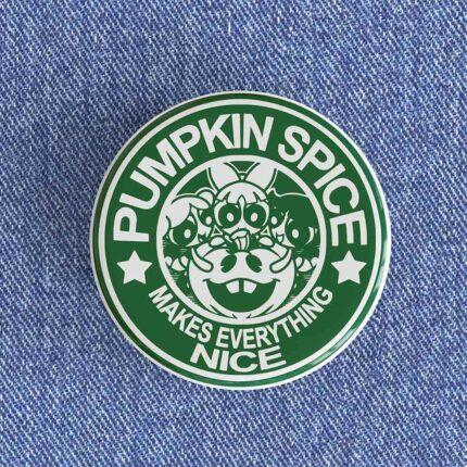 Powerpuff Girls Pumpkin Spice Badge