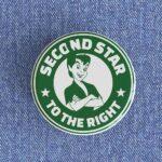 Second Star To The Right Badge