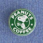 Peanuts Coffee Badge