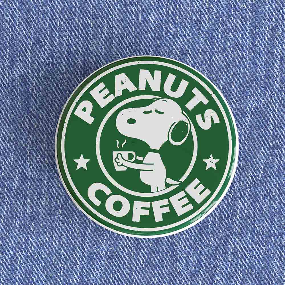 Peanuts Coffee Badge Peanuts Coffee Badge