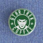 Spock Star Trek Coffee Badge