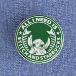 Stitch And Starbucks Badge