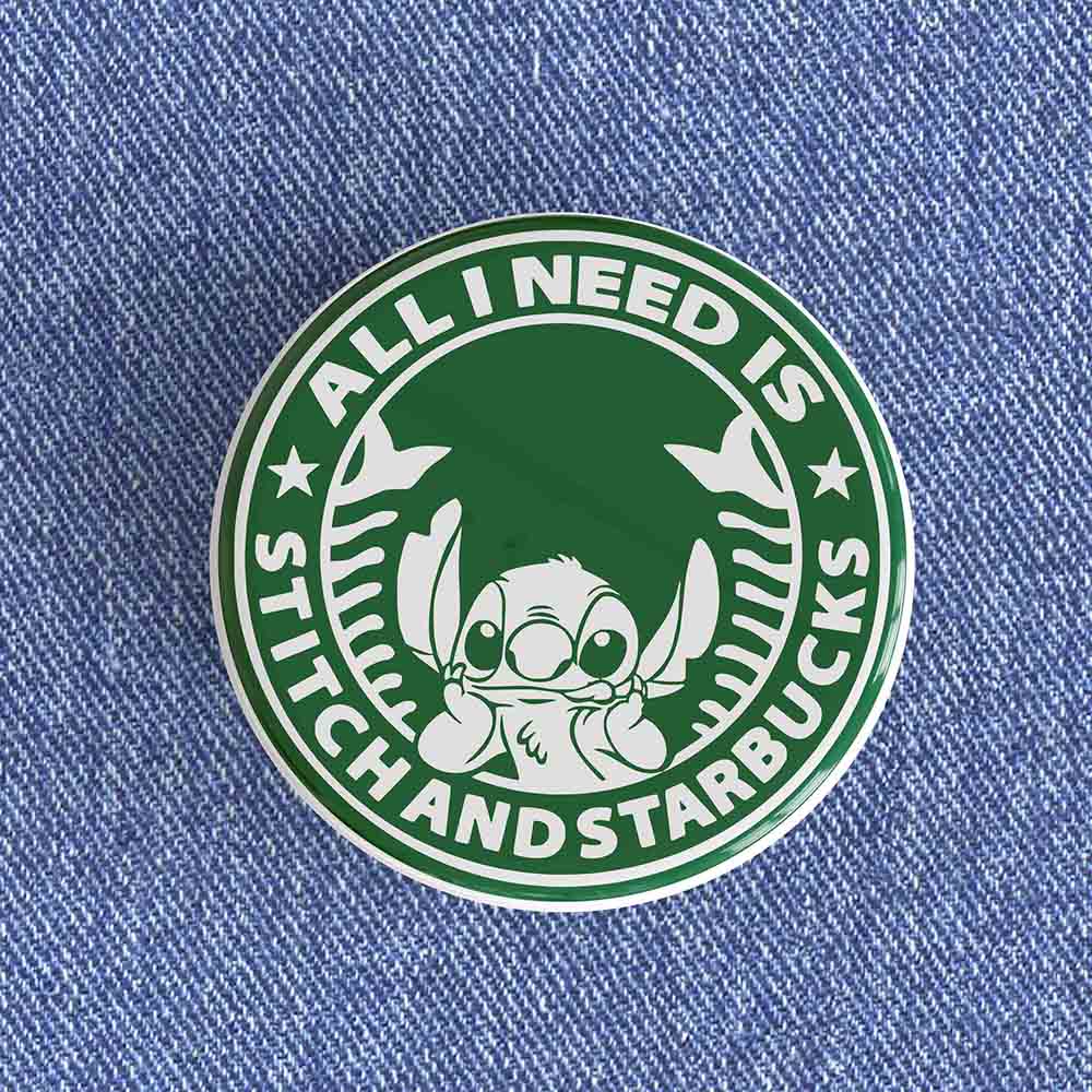 Stitch And Starbucks Badge Stitch And Starbucks Badge